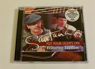 Rare Enhanced Promo CD Single - Santana Everlast - Put Your Lights On ARPCD-3868