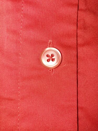 Sonomo 3X Normcore Preppy Career Long Sleeve Button Tunic Top Dark Orange NEW!! - Picture 3 of 11