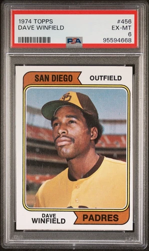 1974 Topps Dave Winfield #456 PSA 6   GC179