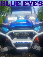 POLARIS ACE SCRAMBLER BLUE Eyes RukindCovers Head Light Cover's MADE IN USA