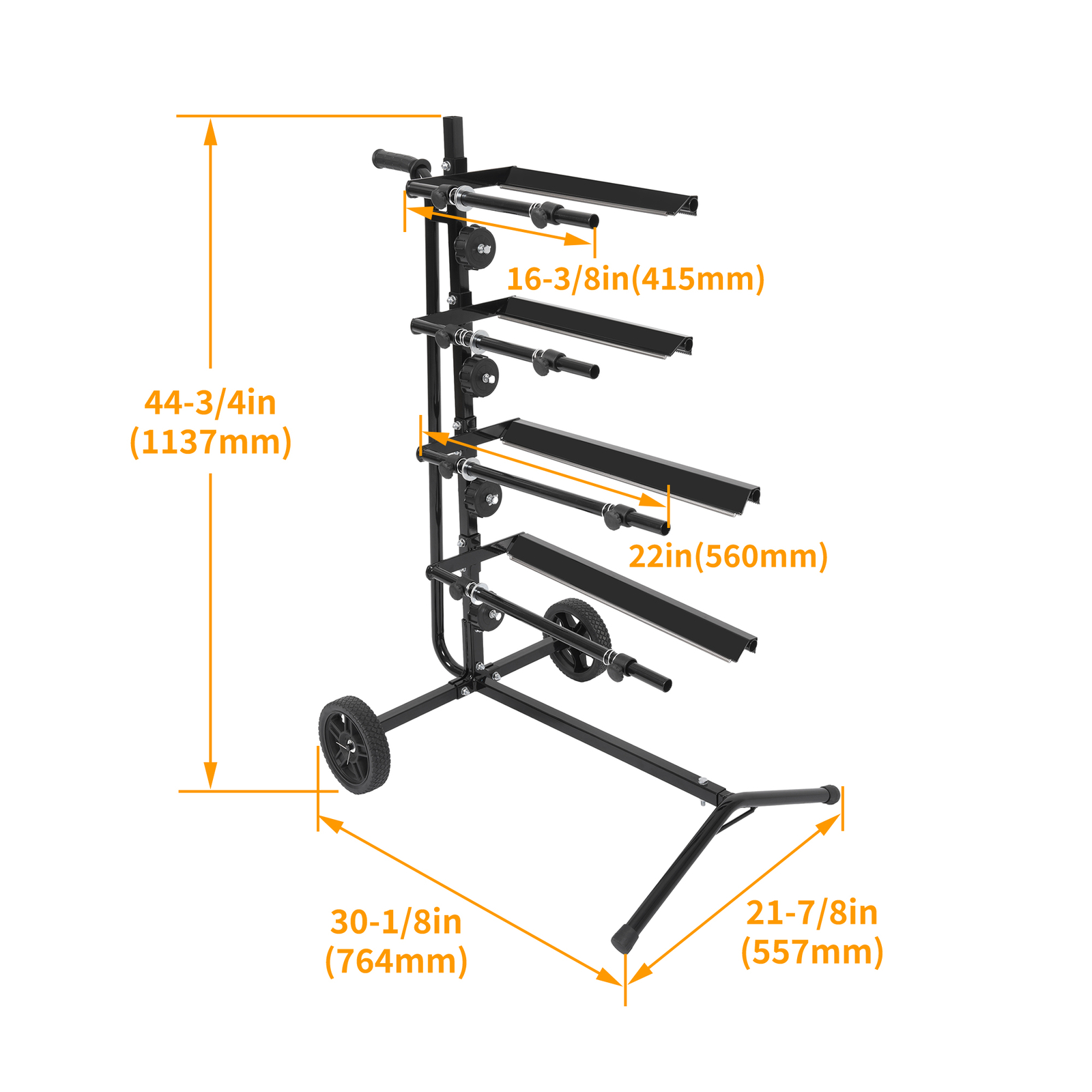 Auto Body Paint Masking Paper Dispenser Machine Tree Stand Mobile Cart 4 Rolls