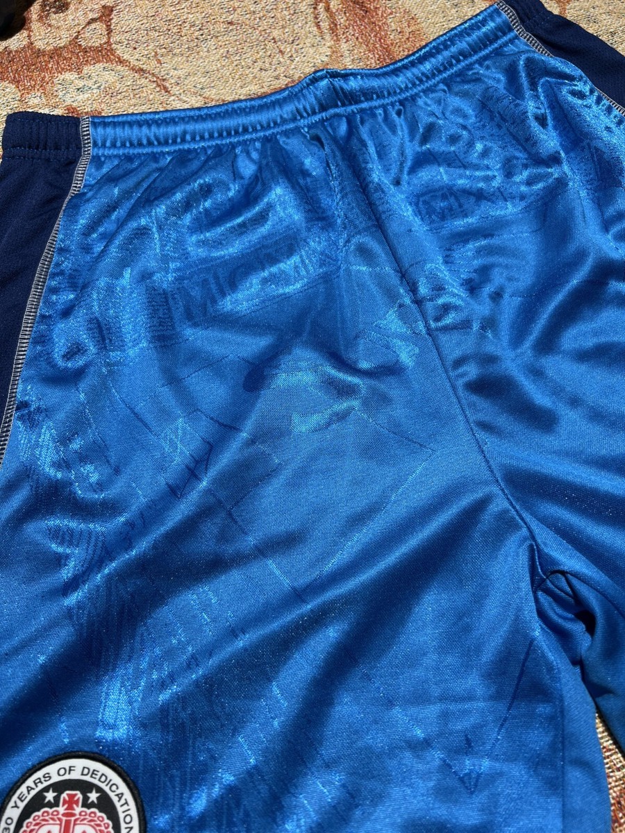 Supreme Jacquard Soccer Short Blue Size Small Brand New | eBay