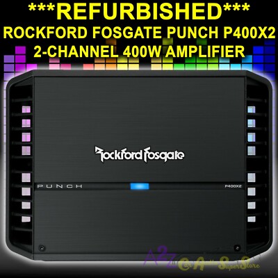 ROCKFORD FOSGATE PUNCH P400X2 400 W (125W RMS) 2-CHANNEL AMP