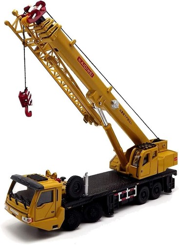 Durable Alloy Die-Cast Crane Truck Model - Enhances Coordination & Imagination - Picture 3 of 9