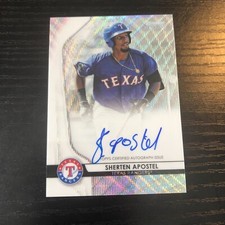 2020 Bowman Sterling Prospect Auto's Wave Refractors #BSPASA Sherten Apostel/125