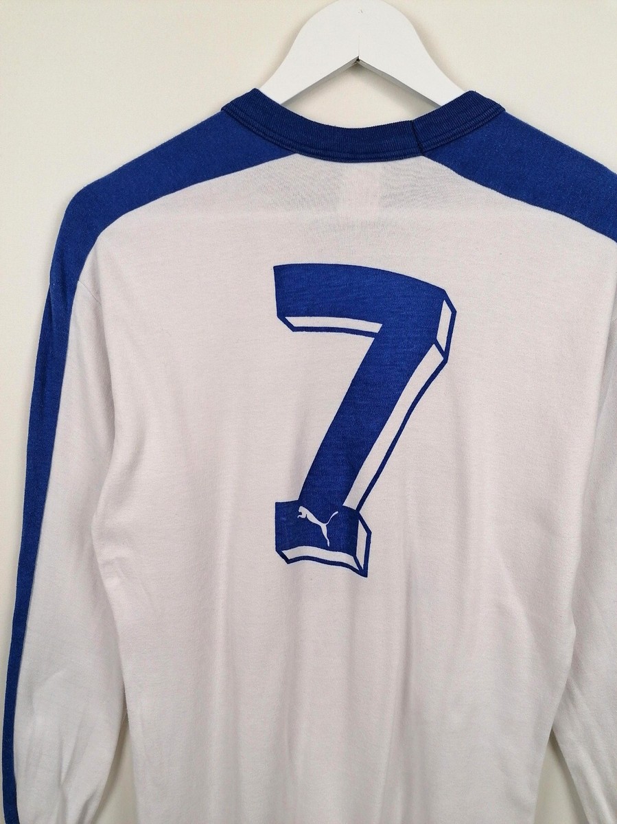 PUMA Vintage 80's Football shirt #7 Soccer Jersey long sleeve made