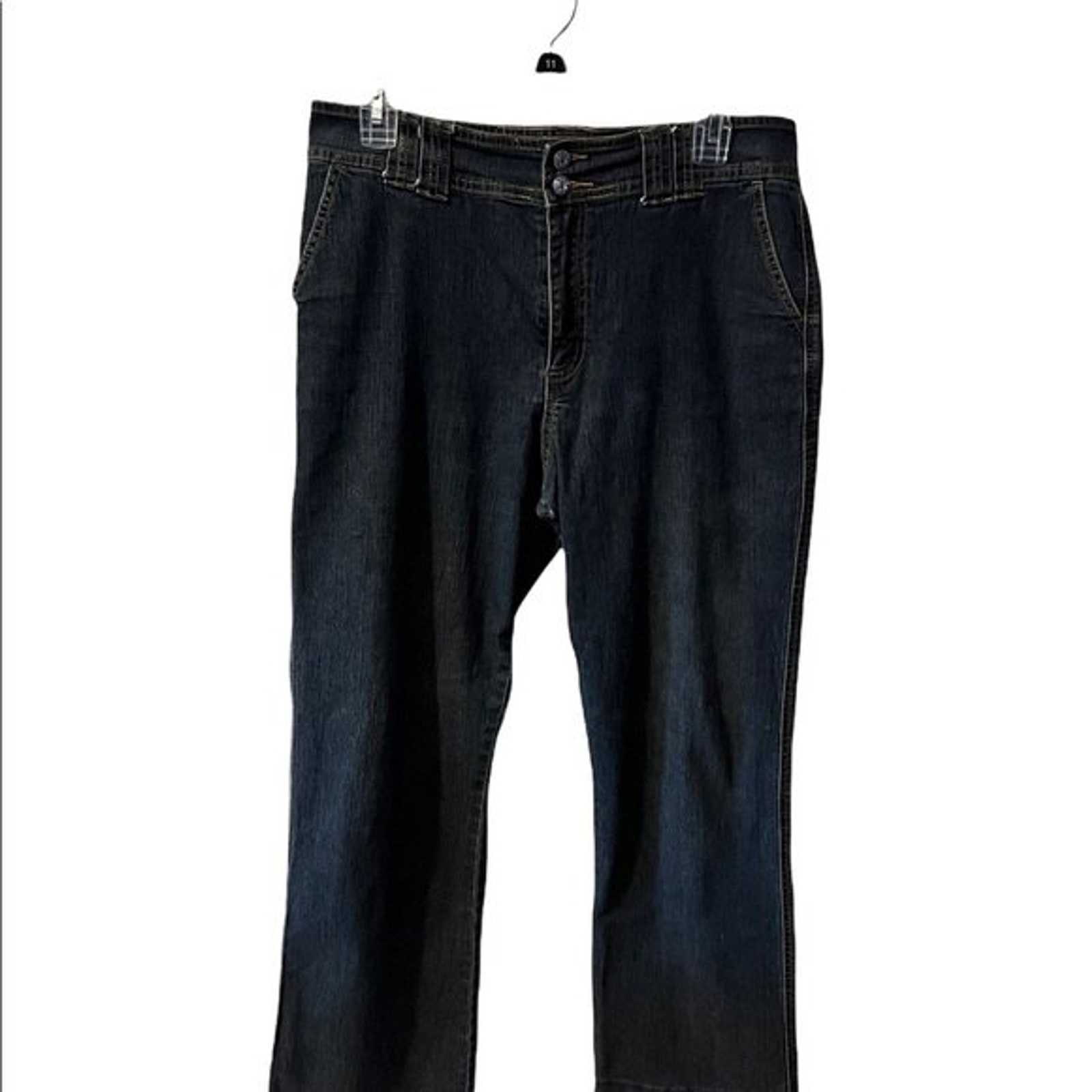 Zena Mom Jeans Womens Size 8 high waist Blue Denim straight leg Y2K 90s Vintage