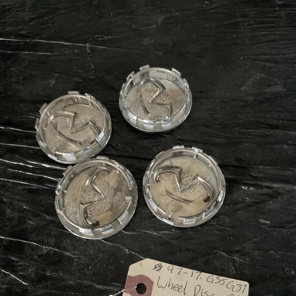 Juego de 4 adornos de disco de rueda 97-17 Infiniti G35 G37 Q60 40343-5P215 Foto 4 de 4
