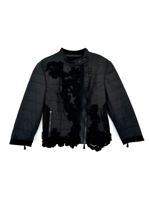 Ermanno Scervino Flower-Embroidered Jacket Size 40