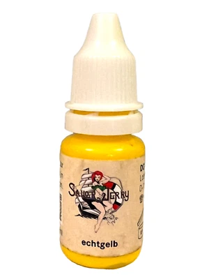 (€1997/L) Sailor Jerry real yellow 10ml-inkgrafiX ® tattoo color reach yellow DE
