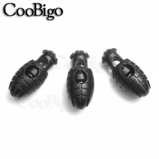 Cord Lock Stopper Hand Grenade Style Cord Rope Clip Shoelace Backpack Sewing