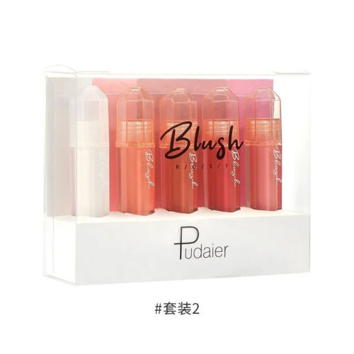 5 Color / Set Multi-use Silky Sponge Brush Face Contour Highlight Rouge Blushes - Picture 9 of 9
