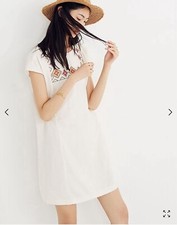 NWT Madewell Embroidered Pinon Dress Vintage Lace Size XS 