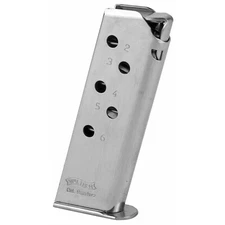 Walther PPK .380 ACP 6-Round Magazine Nickel