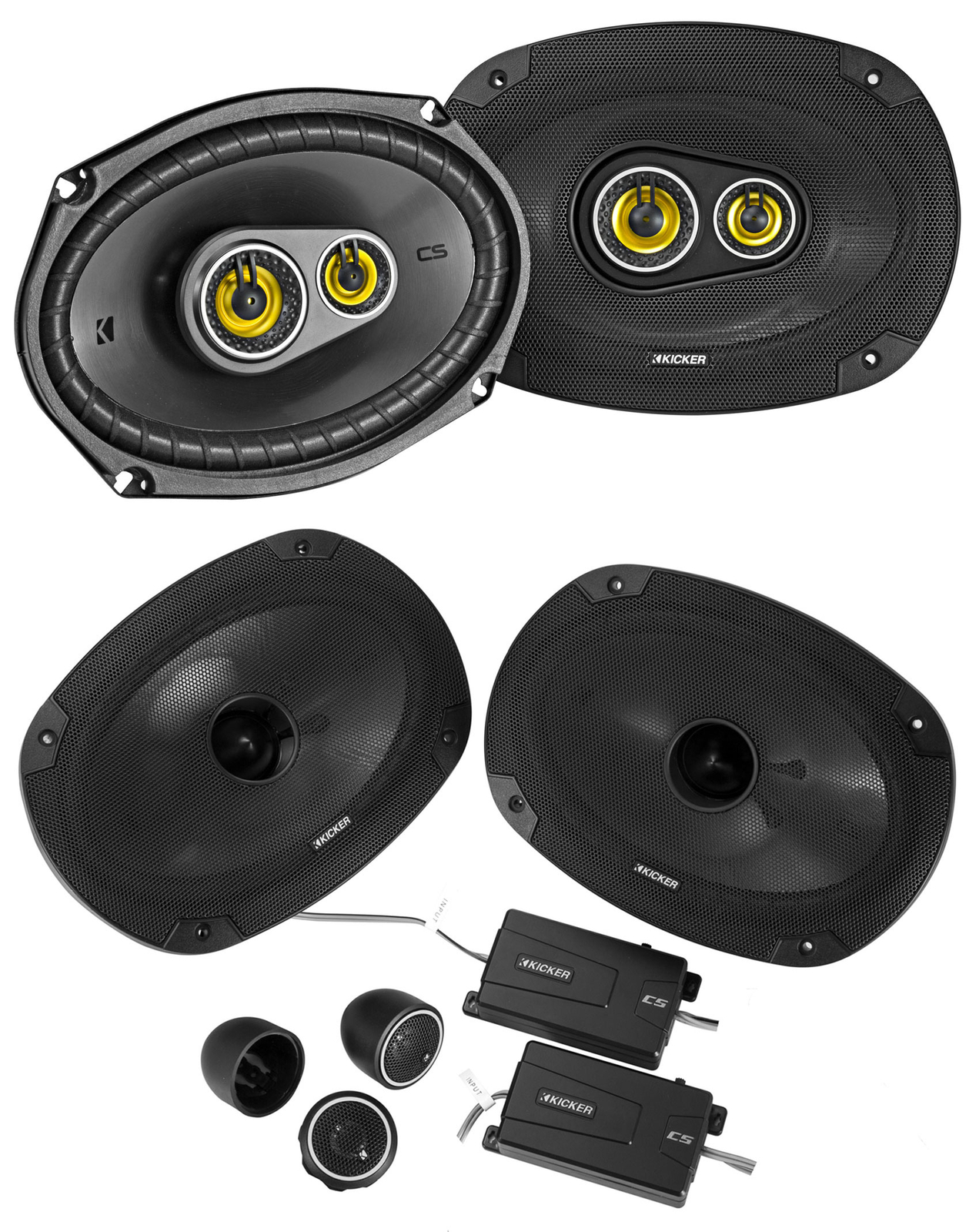 Пара автомобильных динамиков KICKER 46CSS694 6x9 мощностью 900 Вт2 Коаксиальные колонки 46CSC6934 40790₽