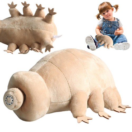 9.8" Water Bear Plush Toy Soft Tardigrade Dolls Stuffed Animals Educational Toys