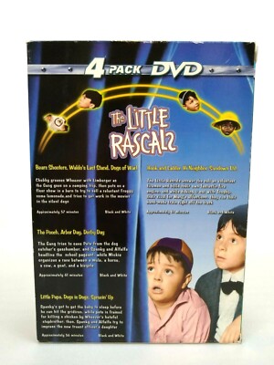 The Little Rascals 4-Pack (DVD, 2001, 4-Disc Set) Spanky Alfalfa