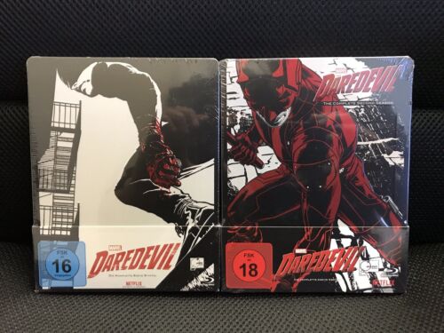 Daredevil Netflix sezon 1 + 2 Blu Ray Steelbook [Niemcy] zapieczętowany Marvel w idealnym stanie - Zdjęcie 1 z 3