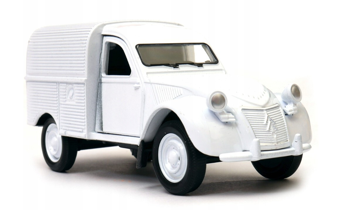 Welly Citroen 2CV Fourgonnette White 1:34 1:39 Scales 4.5
