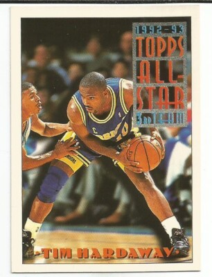 TIM HARDAWAY 1993-94 TOPPS ALL STAR CARD NEAR MINT+ CONDITION