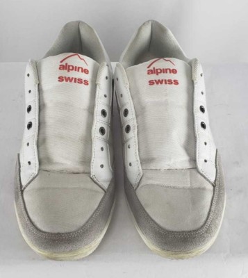 Pre-owned Men's white Grey Alpine Swiss size 12 size 10