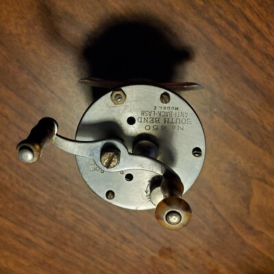 Vintage SOUTH BEND No. 450 Anti-Back-Lash Model D Fishing Reel | eBay