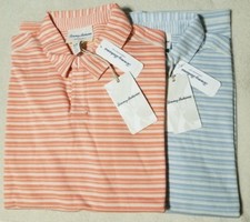  99 NEW NWT TOMMY BAHAMA MEN'S POLO SHIRT SIZE SZ M MEDIUM S/S REVERSIBLE PIMA