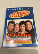 BRAND NEW- SEINFELD: Seasons 1 2 - 4-Disc DVD Set - 18 Episodes
