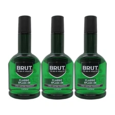 Brut 7 fl oz Classic Scent Lotion – Timeless Fragrance for Daily Use, 3 Pack