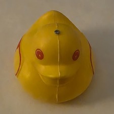 Collectible Vintage Yellow Hard Vynil/Plastic Game Duck. 2.5"
