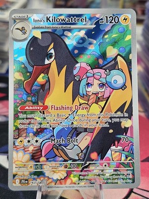 Pokemon TCG: Ionos Kilowattrel Sv09: Journey Together 163/159 Full