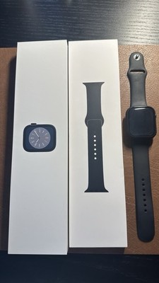Apple Watch Series 8 GPS 45mm Midnight   OVP + Original Ladegerät 