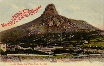 CPA Löwenkopf, Sea Point aus dem Meer SÜDAFRIKA (832832)