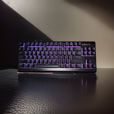 Pre Owned SteelSeries Apex 3 TKL RGB Gaming Keyboard Tenkeyless Compact-Black