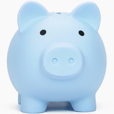 Piggy Bank for Sbrvaniy Coin Banks Boys and Girls My Medium, Blue