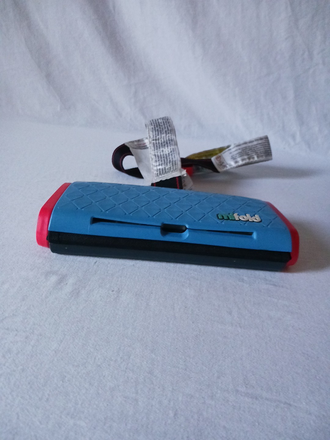 Mifold Grab Go Compact Car Booster Compact Travel 40-100lb Child Seat Blue 2016