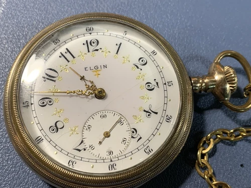 Vintage ELGIN pocket watch, Grade 290, mod. 6,class 109, 1909 size 16, 7j,
