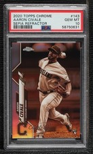 2020 Topps Chrome Sepia Refractor Aaron Civale #143 PSA 10 GEM MT 8d2
