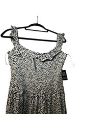 Express Woman’s Black/white Maxi Long Dress Size Large