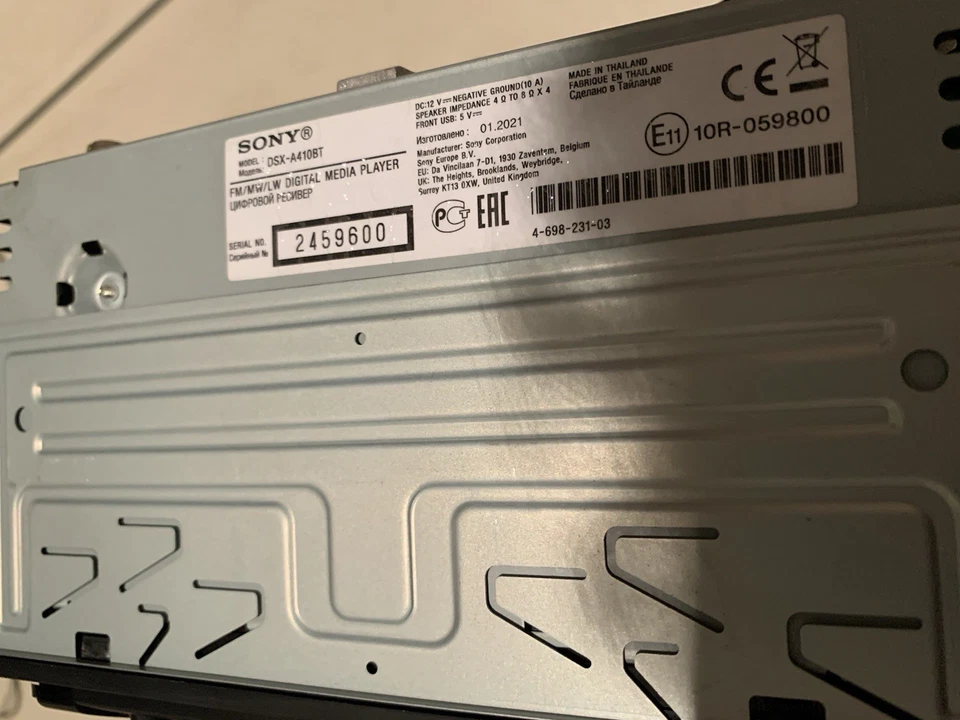 Sony DSX-A410BT Autoradio Bluetooth con USB - Nero - Immagine 3 di 3