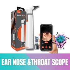 MOBI Connect Wi Fi Otoscope 1080P HD Ear Nose and Throat Scope with App Control
