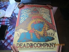 Dead and company june 13-15 2024 vip Sphere poster new/numbered.