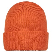 100 Wool Watch Cap for Men and Women   GI Warm Winter Orange Beanie Cap for ...