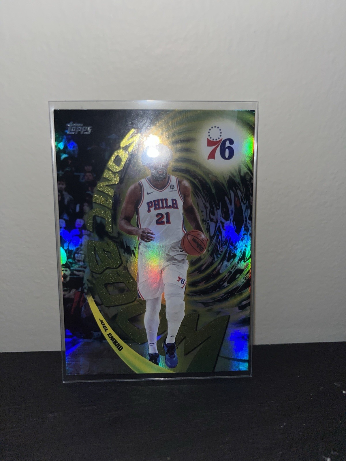 2025-2026 Topps NBA Sonic Boom Joel Embiid Philadelphia 76ers