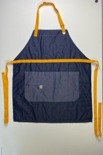 McDonalds Employee Apron Denim Cotton Blend   Apprel Collection