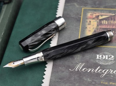 MONTEGRAPPA 1912 The Symphony Collection Charcoal Celluloid Fountain Pen M