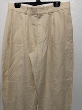 Ralph Lauren Purple Label Pleated Linen And Silk Pants