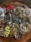 3 Lbs Lot of Costume Jewelry Mixed Metals Vintage and Modern