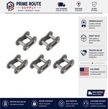 Roller Chain Connecting Links 5 Pack 1-1/4 Inch Pitch Carbon Steel Master Link