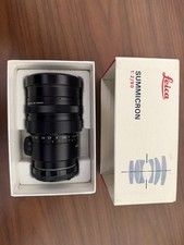 Leitz Canada Leica M Summicron 1:2 90mm Film Camera Lens in Box w/ Caps CLEAN